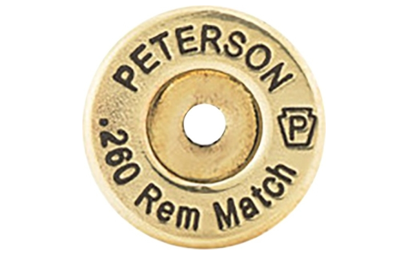 Peterson Cartridge Peterson brass 260 remington 500bx
