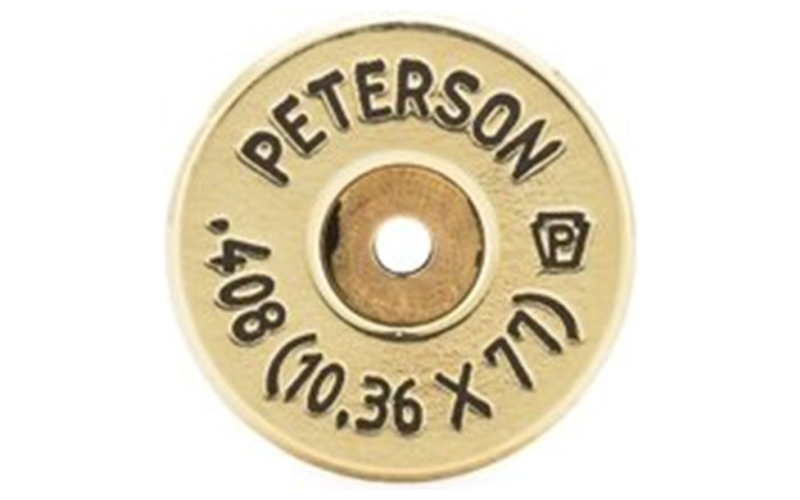 Peterson Cartridge 10.36x77mm brass 50/box