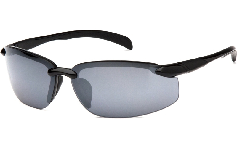 Pyramex Safety Products Waverton silver mirror lens w/ black frame