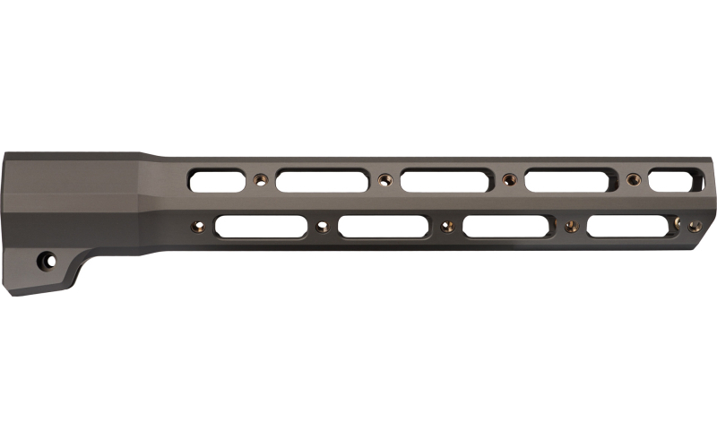 Q Fix Handguard, Q-Sert, 11", Fits Q Fix, Clear Anodized Finish, Gray ACC-FIX-HG-QSERT-11IN