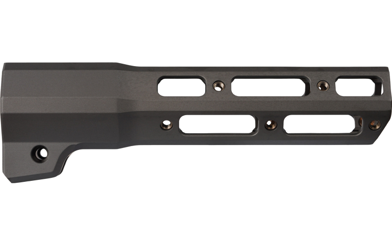 Q Fix Handguard, Q-Sert, 7", Fits Q Fix, Clear Anodized Finish, Gray ACC-FIX-HG-QSERT-7IN