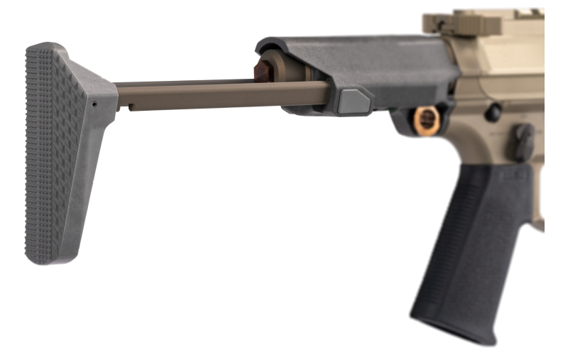 Q Honey Badger Stock Assembly, Fits Honey Badger Receiver, Gray ACC-HB-STOCK-ASSEMBLY