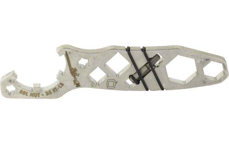Q Fix Multi Tool, Fits Q Fix Rail, Brushed Stainless Steel Finish, Silver TOOL-MULTI-FIX