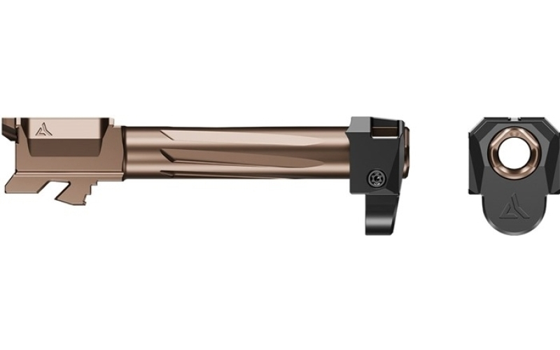 Radian Weapons Ramjet barrel w/ afterburner micro comp for g19 gen 5 bronze