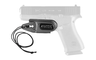 Raven Concealment Systems Vanguard, Inside the Waistband, Fits Glock 42/43/43x/43xMOS/48/48X/48XMOS, Polymer, Black, Ambidextrous, Lanyard VG2G42-43BKLAN