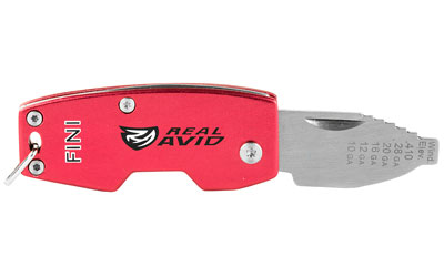 Real Avid FINI, Tool, Choke Wrench, Fits .410, 28, 20, 16, 12, 10 Ga, Red Finish with Stainless Steel Blade AVCWT210