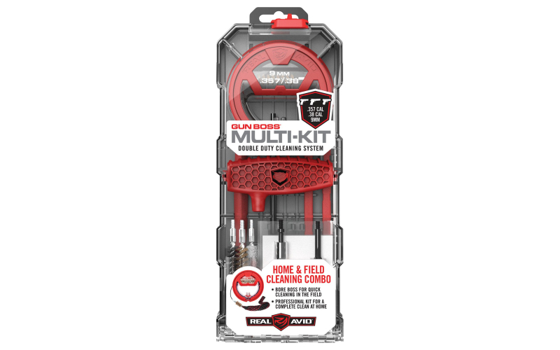 Real Avid Gun Boss, Multi-Kit, Home and Field Double Duty Professional Gun Cleaning, Fits .223/5.56MM Cal AVGBMK223