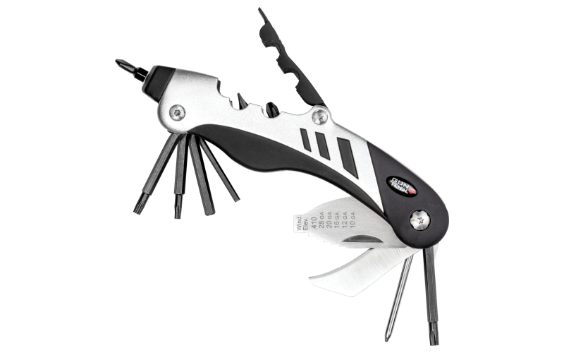 Real Avid The Gun Tool, Multi-Tool, Black/Silver, Dual Blade, Multi-Bit Kit, Stainless Steel AVGTCL211