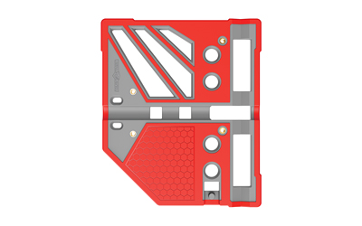 Real Avid Master Bench Block Pro, Compatible with Most Pistols and Long Guns, Matte Finish, Red and Gray AVMBBPRO