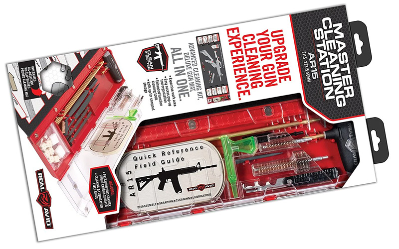 Real Avid Master Cleaning Station, AR15 Cleaning Kit, Deluxe Gun Mat With Set Of Cleaning Tools AVMCS-AR