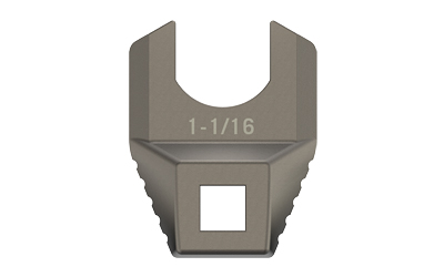 Real Avid Master-Fit Wrench, Wrench, Stainless Steel, 1-1/16" Free-Float Barrel Nut AVMF1116BNW