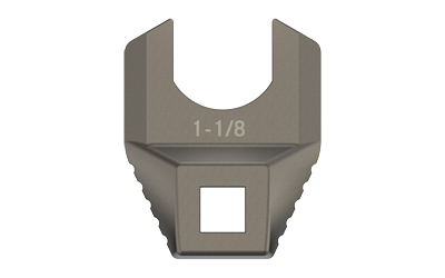 Real Avid Master-Fit Wrench, Wrench, Stainless Steel, 1-1/8 Free-Float Barrel Nut AVMF118BNW