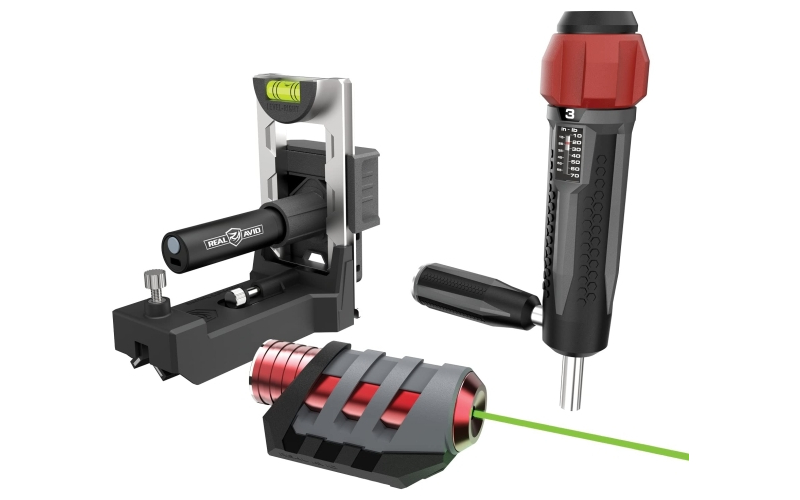 Real Avid Master Scope Mounting and Bore Sighting Kit, Scope Mounting Tool Kit, Black AVMSMK
