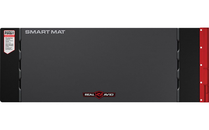 Real Avid Mat, Smart Long Gun Cleaning Mat, Parts Keeper Tray, Magnetic Compartment, Oil/Solvent Resistant Coating, 43" x 16" AVULGSM