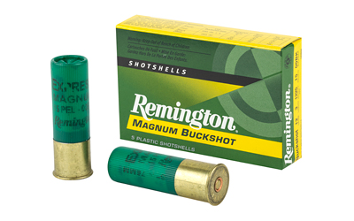 Remington Express, 12 Gauge, 3", 00 Buck, 4 Dram, Buckshot, 15 Pellets, 5 Round Box 20636