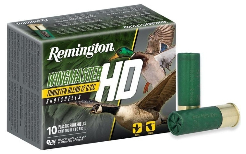Remington wingmaster hd hunting loads 12ga 3in 1-1/2oz 2 ammo 10rd