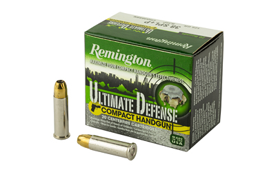 REM CMP DEF 38SPL +P 125GR BJHP 20/