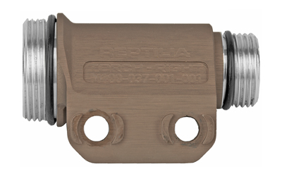 Reptilia Torch, Fits Modlite Systems bezels and tail caps as well as Surefire KE2-DF bezel and tail caps, Right Side Mount, M-Lok Mounting Hardware Included, Tobacco, Anodized 100-113