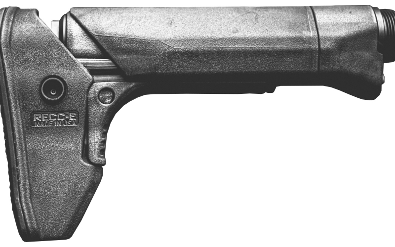 Reptilia RECC-E, Rifle Stock, Fits AR Buffer Tube, Black, Includes Receiver Extension 100-141