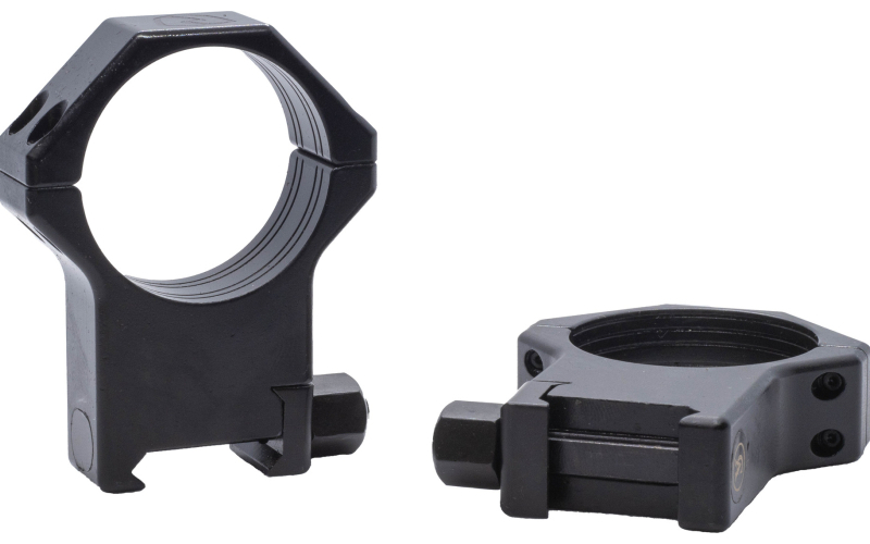 Riton Optics Contessa, 34mm Picatinny Rings, Hardened Steel, 19mm Height, Black XRC3419S23
