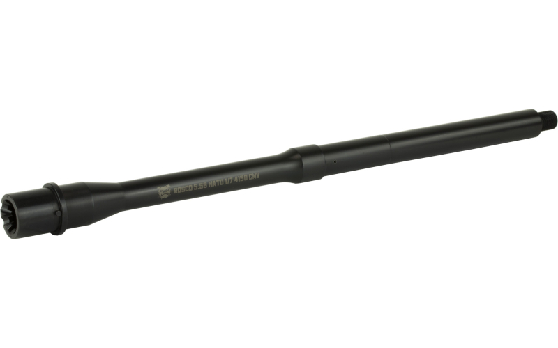 Rosco Manufacturing Bloodline Barrel, 556NATO, 14.5", Black Nitride Finish, 1:7 Twist, 1/2x28, 4150 CMV BL-145-M4-556-7-C