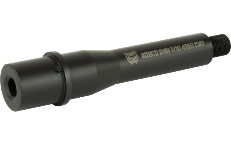 Rosco Manufacturing Bloodline Barrel, 9MM, 5.5", Black Nitride Finish, 1:10 Twist, 1/2x28, 4150 CMV BL-55-M4-9mm-10