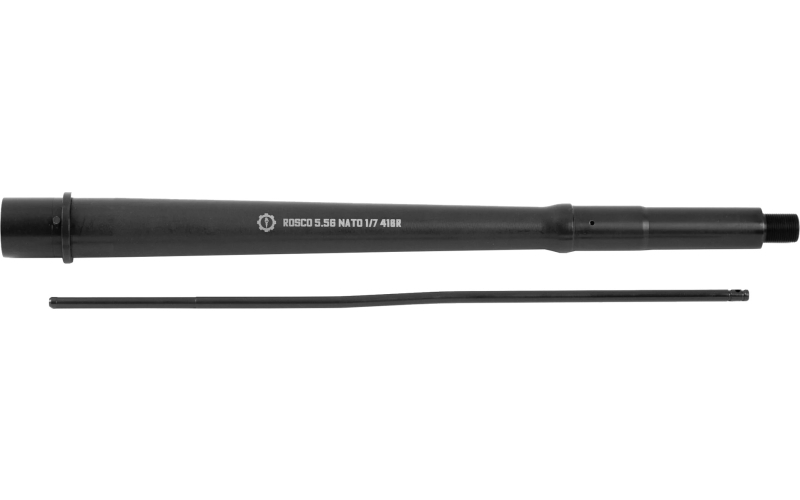 Rosco Manufacturing K9 Sage Dynamics, 556NATO, 12.5" Barrel, 1:7 Twist, Nitride Finish, Black, Patrol Length Gas System, Includes Proprietary Patrol Length Gas Tube K9-125-HY-SAGE-556-7-PT
