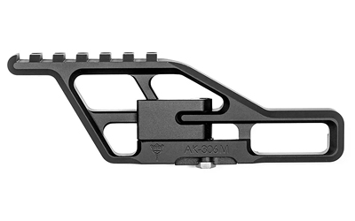 RS Regulate Yugo Front Biased Lower, Modular Side Mount, Fits Yugo/Serbian Type Rifles, Matte Finish, Black, Not Compatible with Folding Stocks AK-306MS