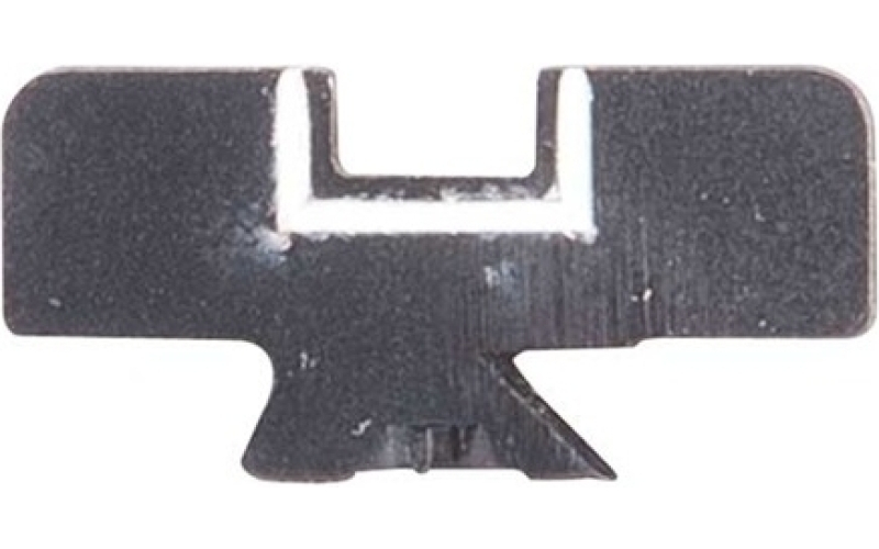 Ruger Sight blade, rear, high, white outline