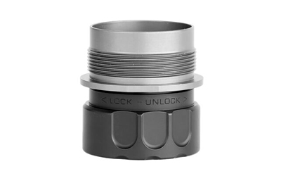 Rugged Suppressors Rugged Universal Mount, R.U.M., Adaptor, 1.375X24, Titanium Construction, Black RUM002