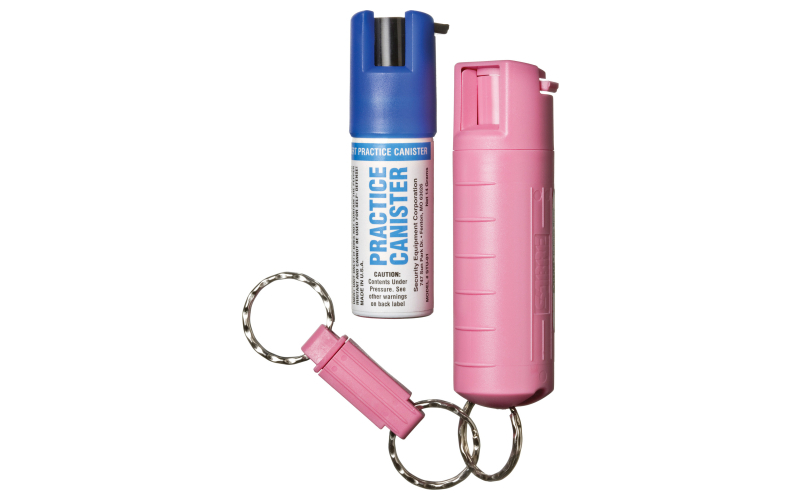 SABRE SPRAY/PRCTC W/KEY RING PINK