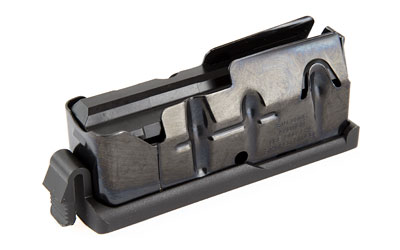 Savage Arms Magazine, Integral Release, 25-06 REM, 270 Winchester/30-06 Springfield/280 Ackley Improved, 4 Rounds, Fits Axis/Axis II, 110 Trail Hunter, Trail Hunter Lite, 110 Apex Hunter XP, 110 Hog Hunter, 111 Lady Hunter & 110 Ultralite, Matte Blued Finish 55233
