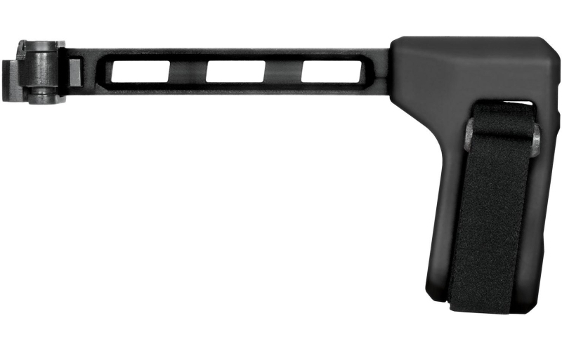 Sb tactical picatinny folding pistol stabilizing brace aluminum strut 1913 hinge black
