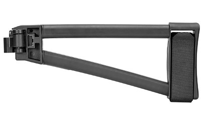 SB Tactical TF1913, Side Folding Stabilizing Brace, Fits Platforms with M1913 Interface at the Rear of the Receiver, Black, Adjustable Nylon Strap, Steel Hinge TF1913-01-SB