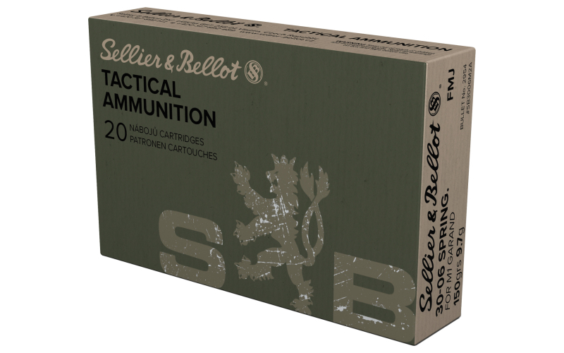 S&B 30-06 M1 GARAND 150GR FMJ 20/400