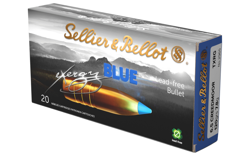 S&B EXERGY BLU 6.5CREED 120GR 20/500