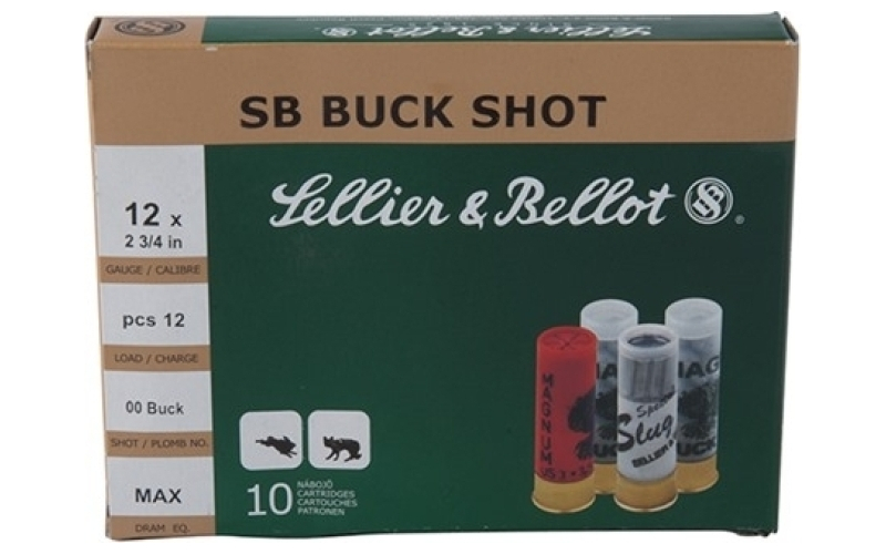 Sellier & Bellot 12 gauge 2-3/4'' 1-1/4oz #4 25/box