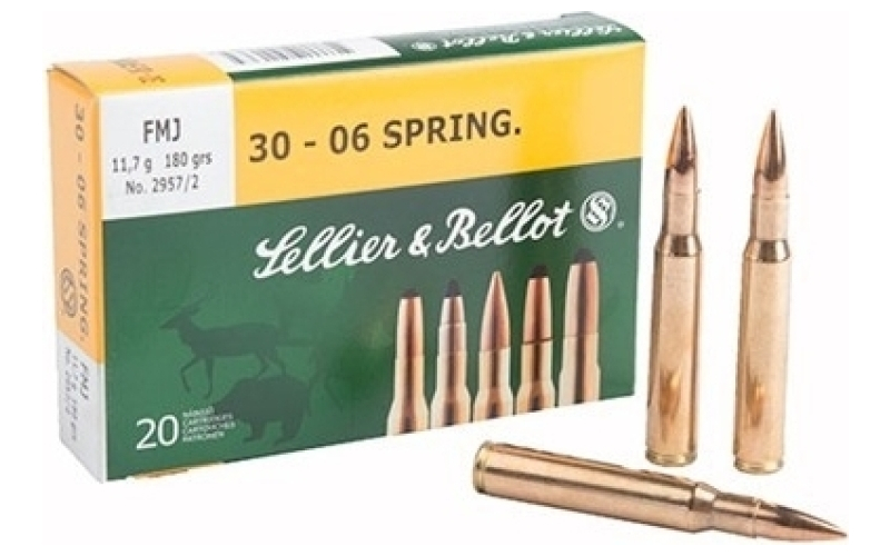 Sellier & Bellot Sellier & bellot 308 winchester 180 gr fmj 20/bx