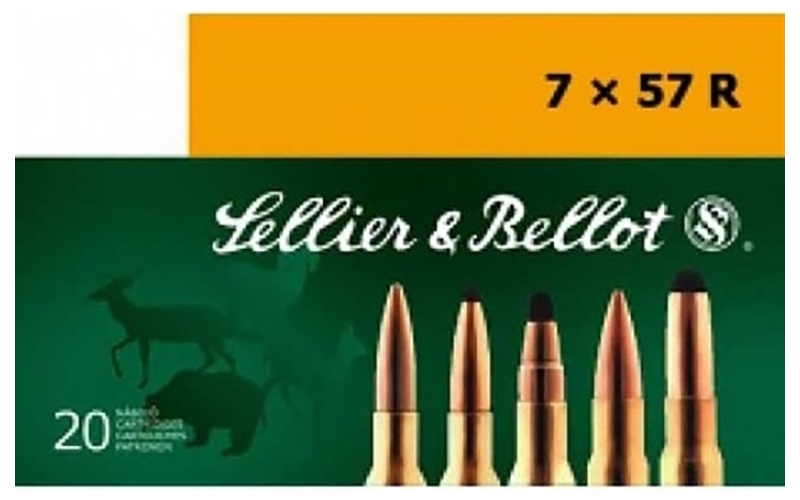 Sellier & Bellot 7x57mmr 173gr soft point cutting edge 20/box