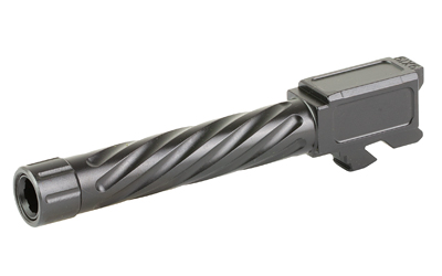 Shadow Systems Match Grade, 4.5" Threaded Barrel, Spiral Fluted, 9MM, Fits Shadow Systems MR/XR Models, Nitride Finish, Black SG9C-02-03TSPL-NIT