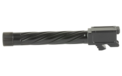 Shadow Systems Match Grade, 5" Threaded Barrel, Spiral Fluted, 9MM, Fits Shadow Systems DR Models, Nitride Finish, Black SG9CL-00-03TSPL-NIT