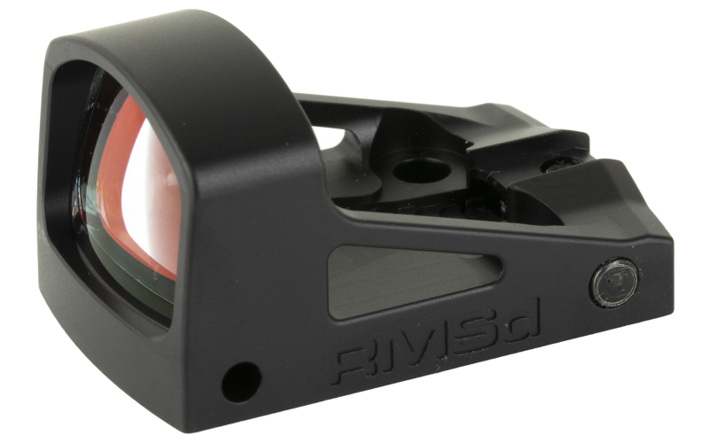 Shield Sights Reflex Mini Sight D, Red Dot Sight, Non Magnified, Fits RMS Footprint, 4 MOA Dot, Black RMSD-4MOA-GLASS
