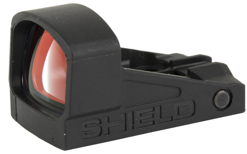 Shield Sights SHIELD Mini Sight, Compact, Glass Edition, Red Dot Sight, Non Magnified, Fits SMSc Footprint, 4 MOA Dot, Black SMSC-4MOA-GLASS