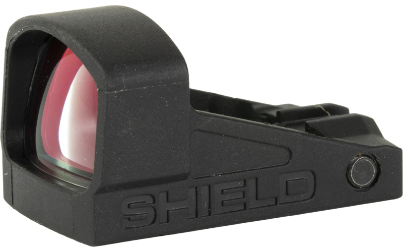 Shield Sights SHIELD Mini Sight, Compact, Glass Edition, Red Dot Sight, Non Magnified, Fits SMSc Footprint, 8 MOA Dot, Black SMSC-8MOA-GLASS
