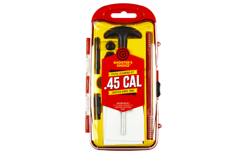 Shooter's Choice 45 Caliber Pistol Cleaning Kit SHF-SRK-45