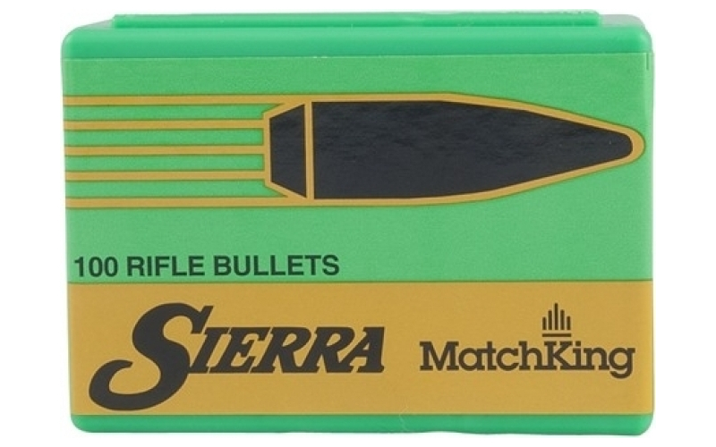 Sierra Bullets 30 caliber (0.308'') 125gr flat base 100/box