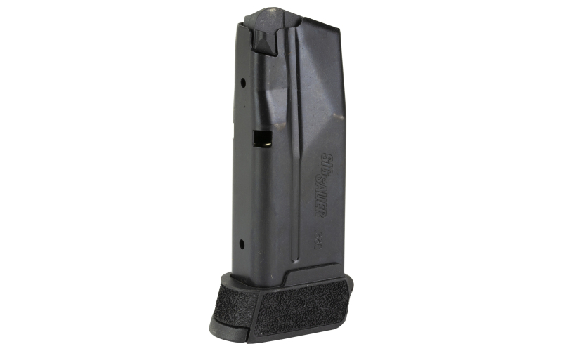 Sig Sauer Pistol Magazine, 380 ACP, 12 Rounds, Fits P365, Black, Includes Interchangeable Base Plates 8900716