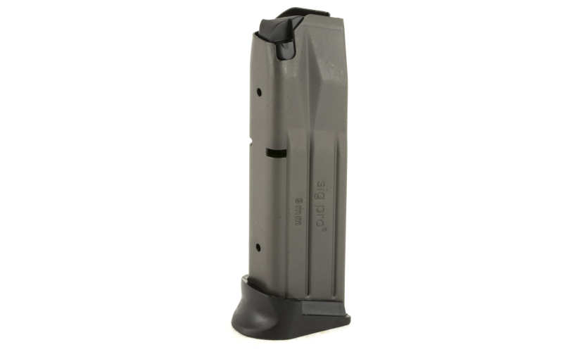 Sig Sauer Magazine, 9MM, 15 Rounds, Fits SP2022, Steel, Black MAG-2022-9-15