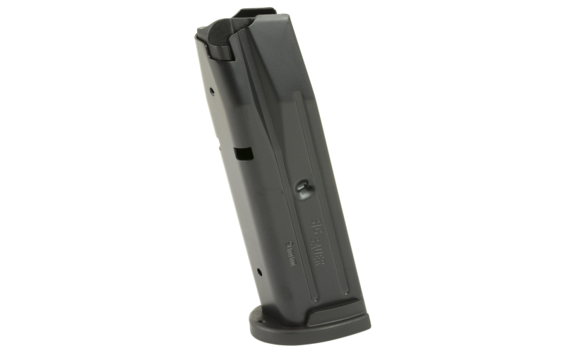 Sig Sauer Magazine, 9MM, 10 Rounds, Fits P250/P320 Full Size, Steel, Black MAG-MOD-F-9-10