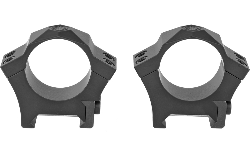 Sig Sauer Alpha Hunting Ring, 1", Low, Black, Steel, Picatinny SOA10006